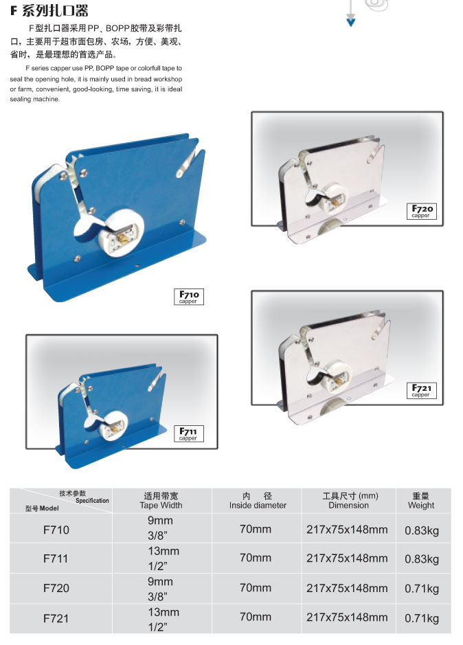 電商物流套袋機 扎口機 F710