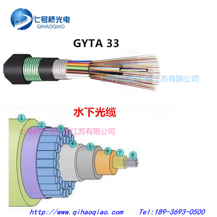 黑龍江GYTA33-(2-288芯)水下光纜海底光纜七號橋廠家