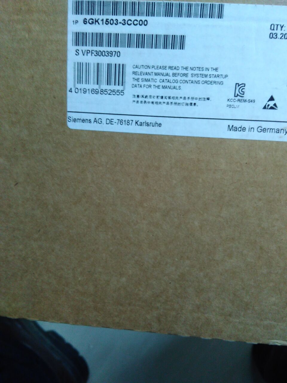 6GK1503-3CC00西門子光電模塊