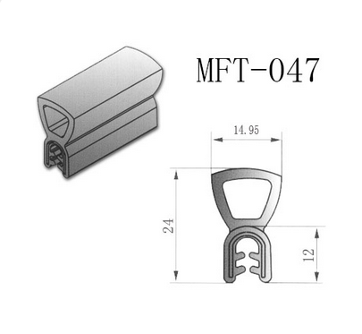 廠家直銷電器密封條MFT-047黑色發(fā)泡EPDM密封條耐高溫耐腐蝕