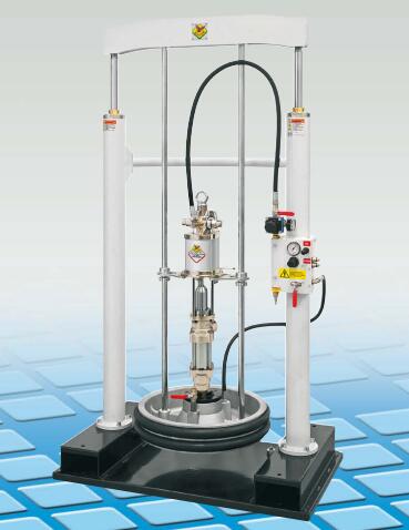 進(jìn)口氣動(dòng)油脂加注機(jī) 黃油定量涂沫裝置 雙立柱集中供油系統(tǒng)