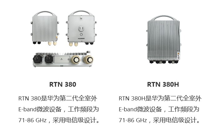 RTN 380H是華為第二代全室外E-band微波設(shè)備