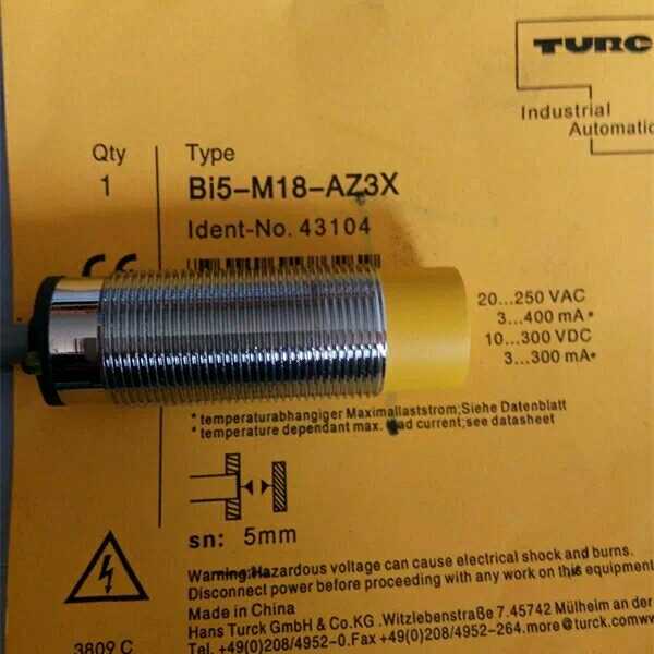 ★甩賣TURCK圖爾克BC5-M18-AN4X電容式傳感器