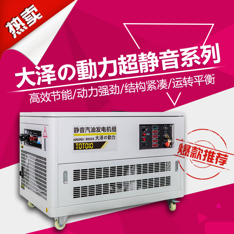 備用10kw汽油發(fā)電機外觀