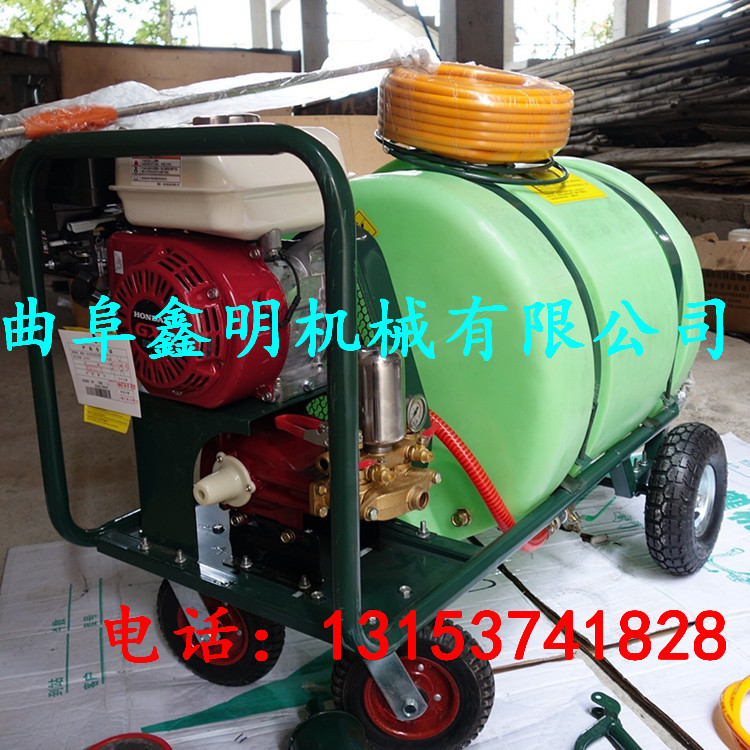 農(nóng)業(yè)果園園林推車式打藥機 花木路樹手推式打藥機 鑫明機械