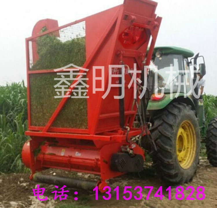 鑫明牌秸稈回收機(jī)優(yōu)點(diǎn) 牽引式秸稈收獲機(jī) 青儲(chǔ)秸稈回收機(jī)圖片