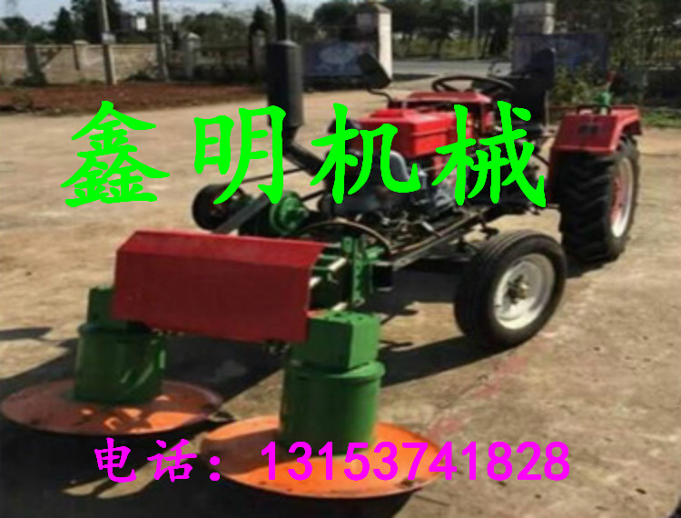 新型回轉(zhuǎn)式牧草雙圓盤割草機(jī)報(bào)價(jià) 農(nóng)用車帶牧草收割機(jī) 鑫明制造