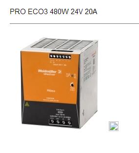 魏德米勒新型號電源PRO ECO3 480W 24V 20A有現(xiàn)貨