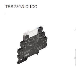 繼電器模塊TRS 230VUC 1CO訂貨號1122820000