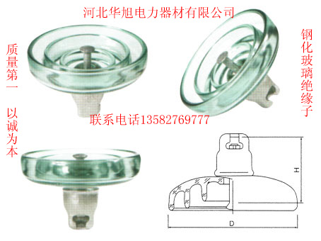 供應鋼化玻璃系列絕緣子LXHY3，4，6-120防污型U120BP