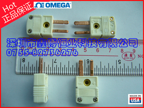 熱電偶高溫插頭SMPW-U-M迷你型 美國OMEGA原裝熱電偶高溫插頭