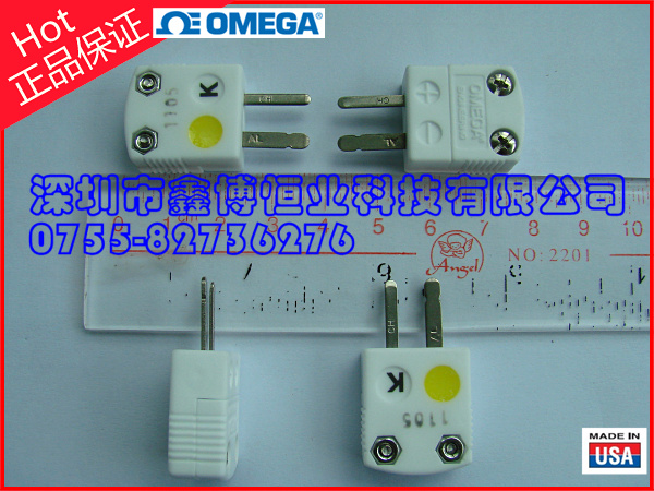 美國OMEGA原裝熱電偶插頭 SHX-C-M陶瓷650度熱電偶插頭