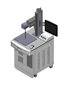 光纖激光打標機 生產(chǎn)條碼標記機 金屬鋼材刻字機廣州深圳包郵