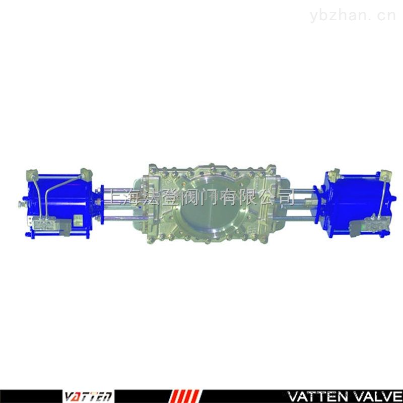 法登VATTEN氣動不銹鋼插板閥、生產高質量氣動雙刀插板閥