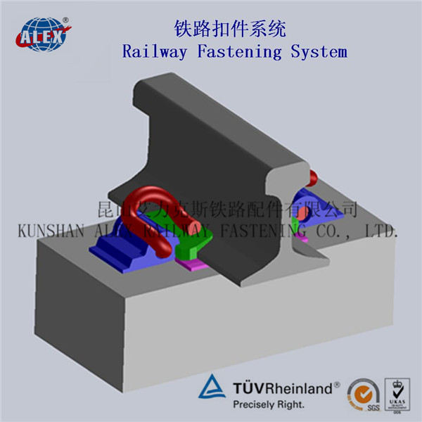 W型鋼軌扣件系統(tǒng)