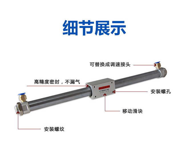 印花機(jī)械專(zhuān)用氣缸SC100*50非標(biāo)定制