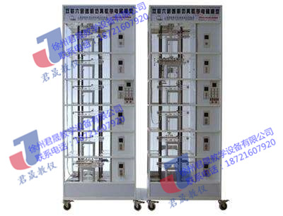 供應君晟JS-DTD型熱銷六層雙聯(lián)透明仿真教學電梯實訓裝置