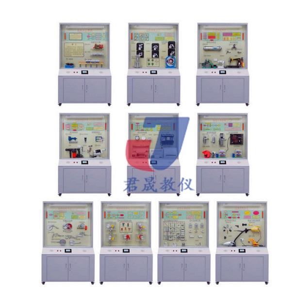 供應(yīng)君晟JS-JCX10型推薦機械創(chuàng)新設(shè)計陳列柜 學(xué)生繪圖桌 液壓實驗臺 減速器