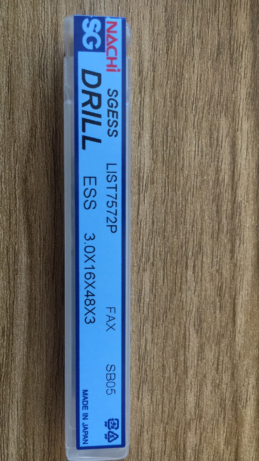 昆山日本NACHI不二越SGESS外冷鉆頭L7572P粉末冶金高速鋼直柄麻花鉆