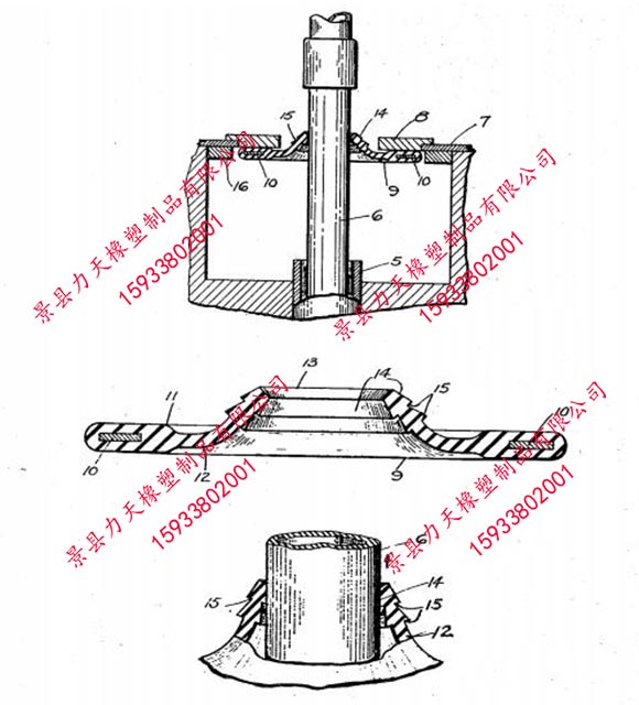 φ60.3mm φ73mm合成橡膠刮泥器生產(chǎn)廠家