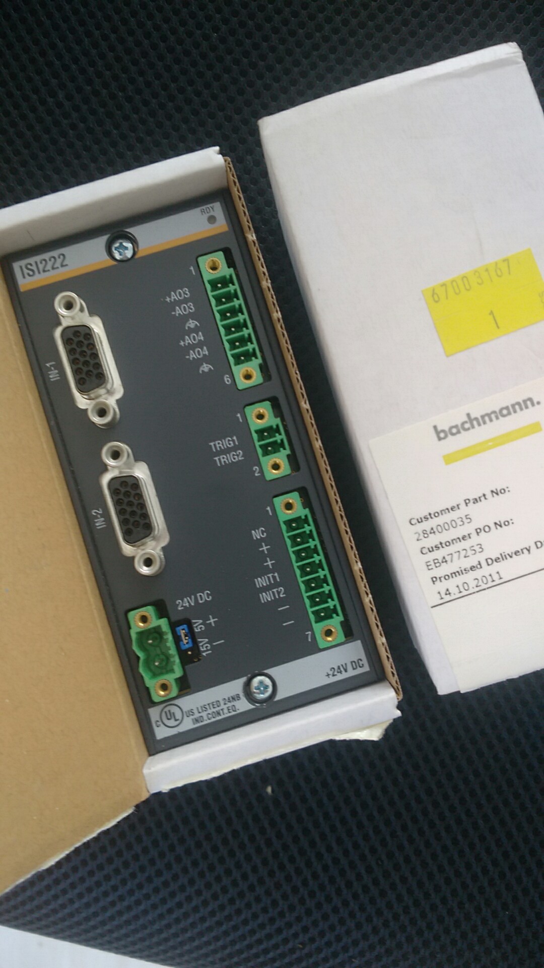 巴赫曼PLC模塊MX213/W 風機備件