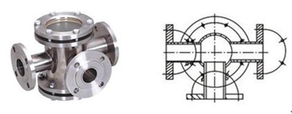 供應(yīng)三通四通視鏡 三通四通視鏡視鏡DN80 150 三通通用閥門(mén)