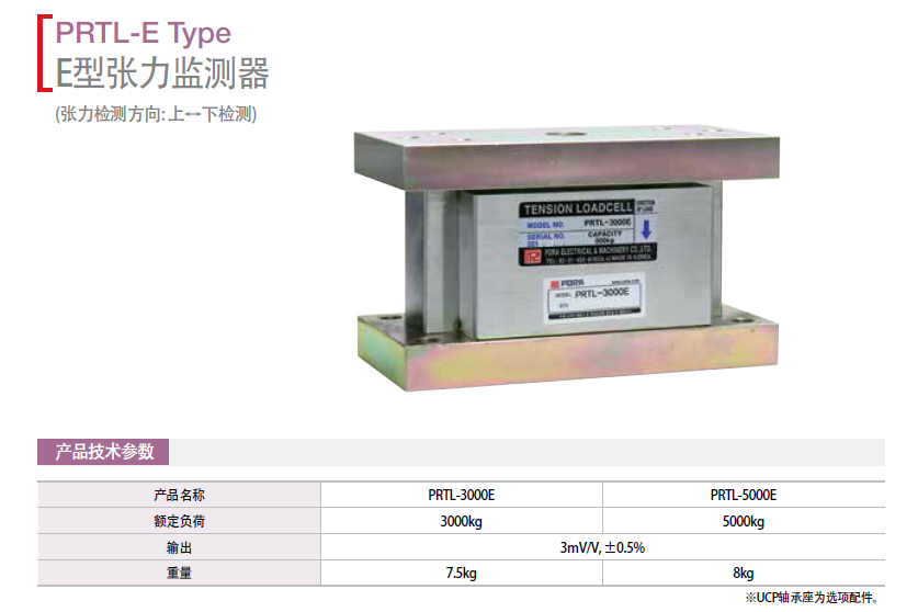 E型張力監(jiān)測(cè)器PRTL-3000E    PRTL-5000E