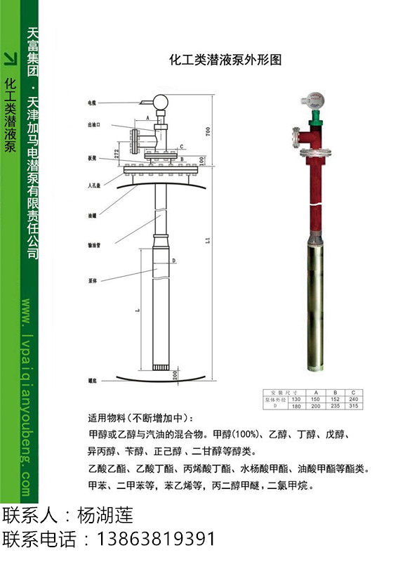 防爆液下泵-綠牌免維護(hù)立式液下泵