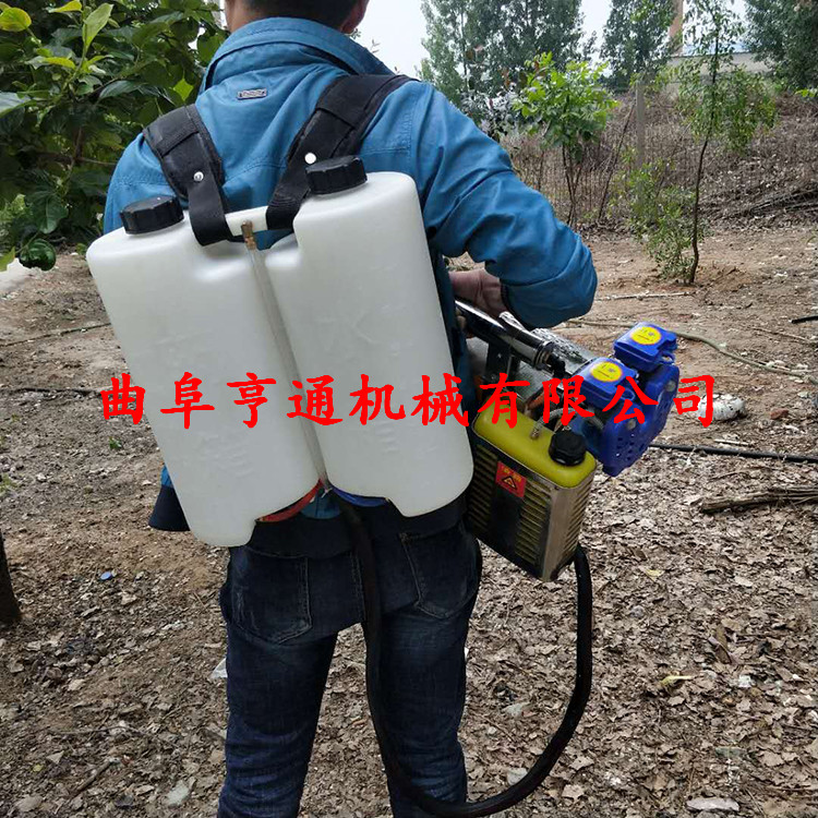 新款負式打藥彌霧機 手提式汽油煙霧水霧噴霧器  學校消毒煙霧機