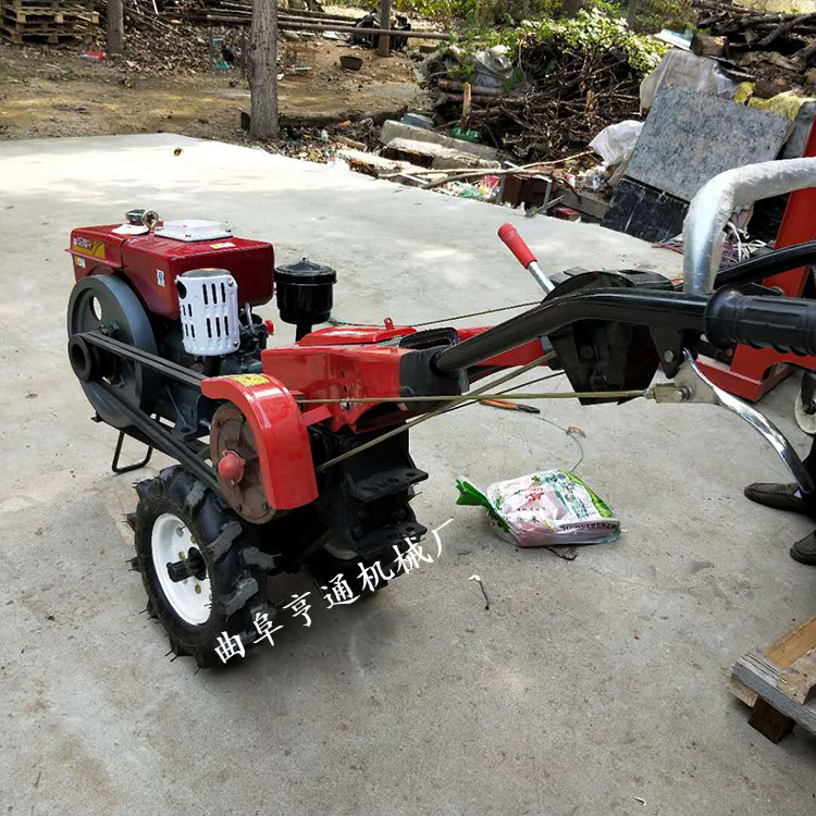 熱銷手扶車帶動打田機(jī) 旋耕機(jī) 山地果園微型松土機(jī)效果好