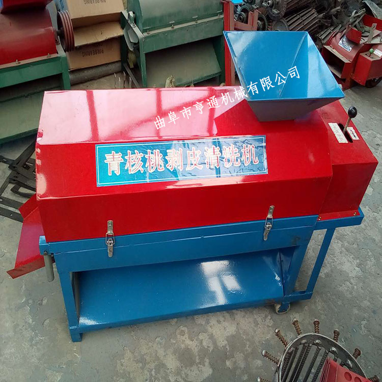 優(yōu)質(zhì)自動清洗剝殼機 大型鮮核桃去青皮機 新型核桃去青皮機價格低