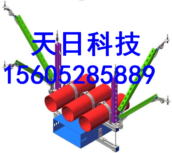 C型槽鋼抗震支吊架，管廊抗震支吊架，噴淋系統(tǒng)管束，抗震管束