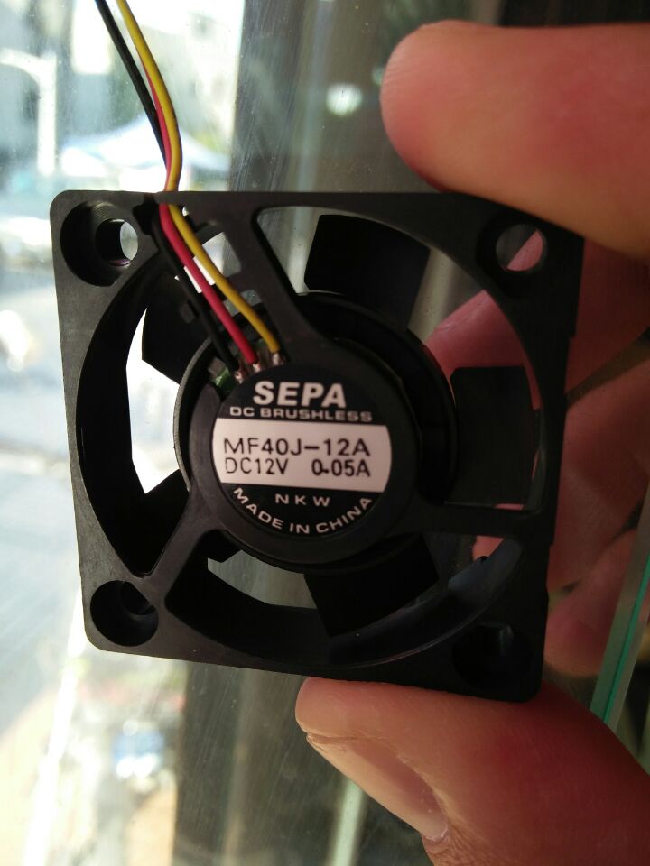 正品 SEPA 4010 12V MF40J-12A 0.05A 三線測速 超靜