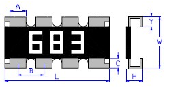 光頡代理-厚膜貼片排阻-CN-21JL6--66K5