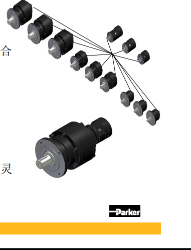 派克parker堅固型氣馬達P1V-M系列P1V-M020A0A00