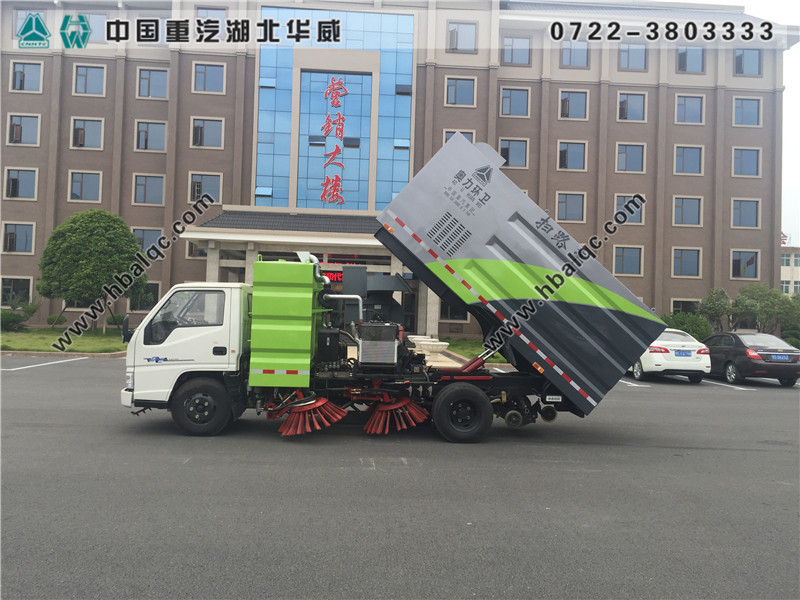 江鈴新順達(dá)掃地車高清圖片_小區(qū)垃圾清掃車