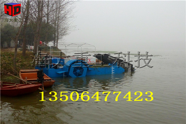水上保潔清漂船，清理水上垃圾船，保潔船