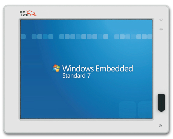 順牛10.4寸工業(yè)顯示器IFD-1001帶觸摸流線型外觀
