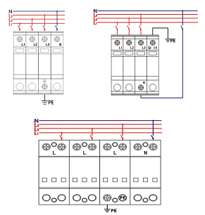 T1UP≤2KV石墨浪涌