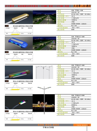 高郵大功率LED路燈廠、江蘇大功率LED路燈廠