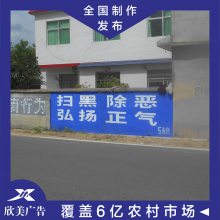 湘潭刷墻墻體廣告宣傳 新美工人 地形清楚 墻主熟識