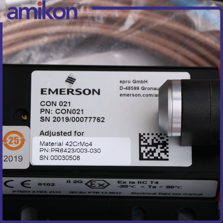 EMERSON 軸振動(dòng)傳感器 KJ4001X1-CA1 12P0623X082