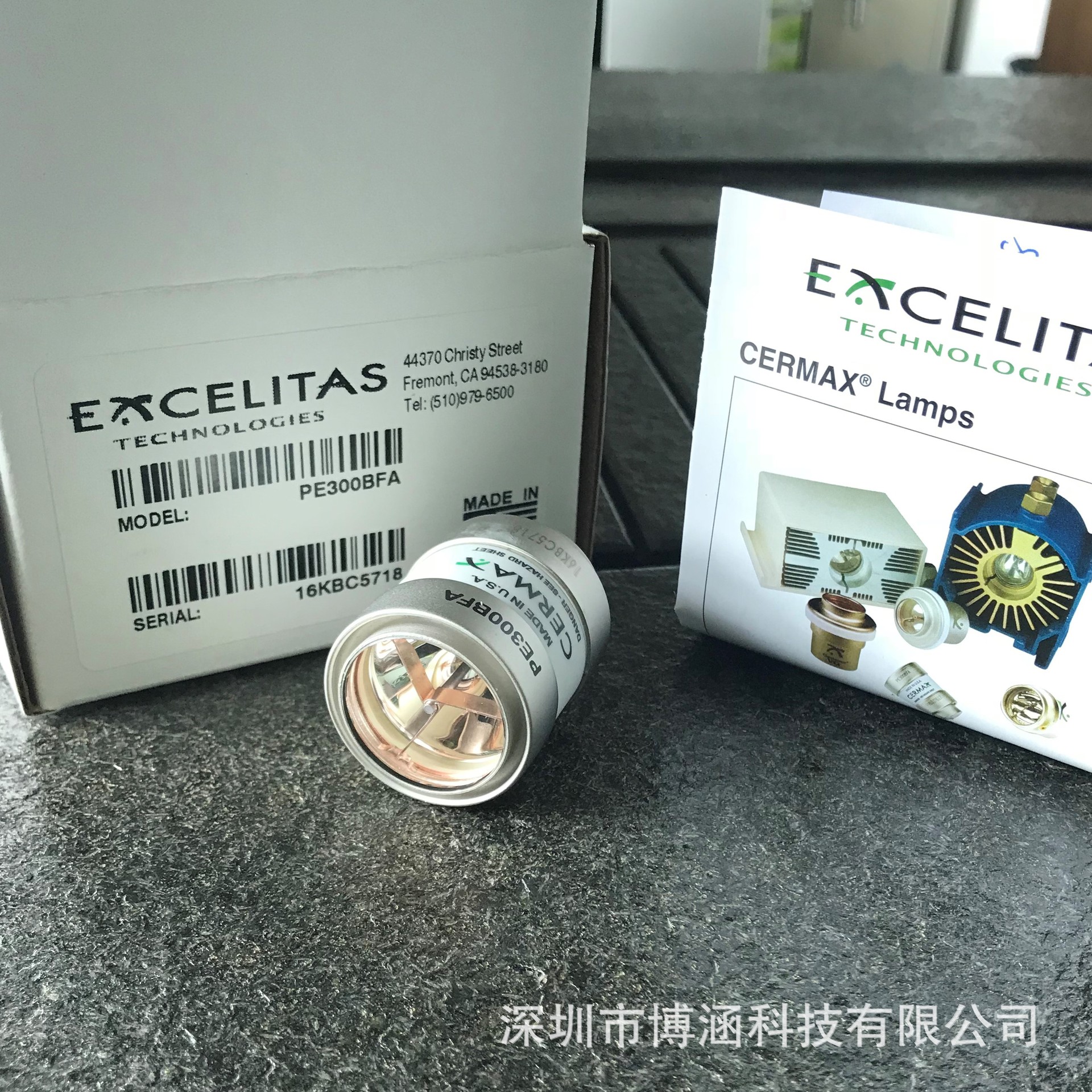 美國原裝Excelitas長壽命醫(yī)療照明內(nèi)窺鏡氙氣光源批零PE300BFA