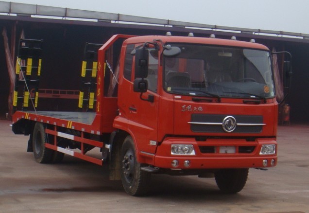 東風(fēng)天錦平板車，8-15噸挖機運輸車配置價格