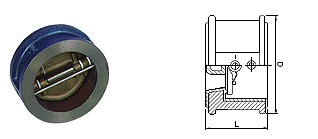 FIG F52000 鑄鐵止回閥 臺(tái)灣金口閥門