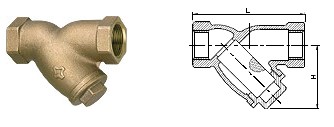 FIG 7500 青銅Y型過(guò)濾器