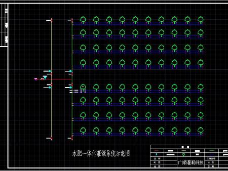 滴灌設(shè)計(jì)安裝示意圖（規(guī)劃圖）
