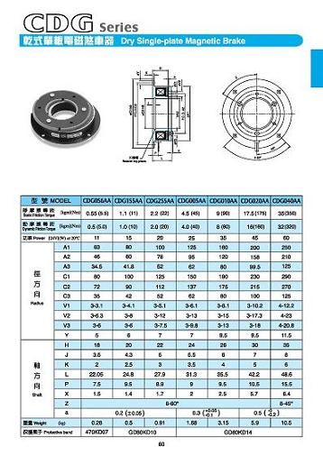 電磁剎車(chē)器CDG
