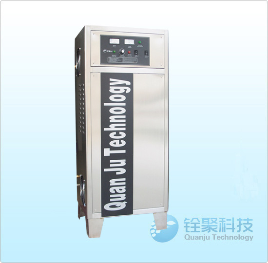 供應(yīng)湖北黃石80g水冷型臭氧消毒機(jī) 食品行業(yè)無菌室、包裝物、工作服、器皿消毒