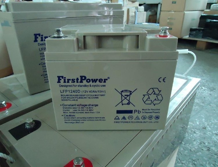 一電蓄電池LFP1238（FirstPower）12V38AH UPS機(jī)房機(jī)柜儲(chǔ)能電池